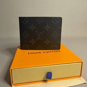 Louis Vuitton Monogram Black Card Holder